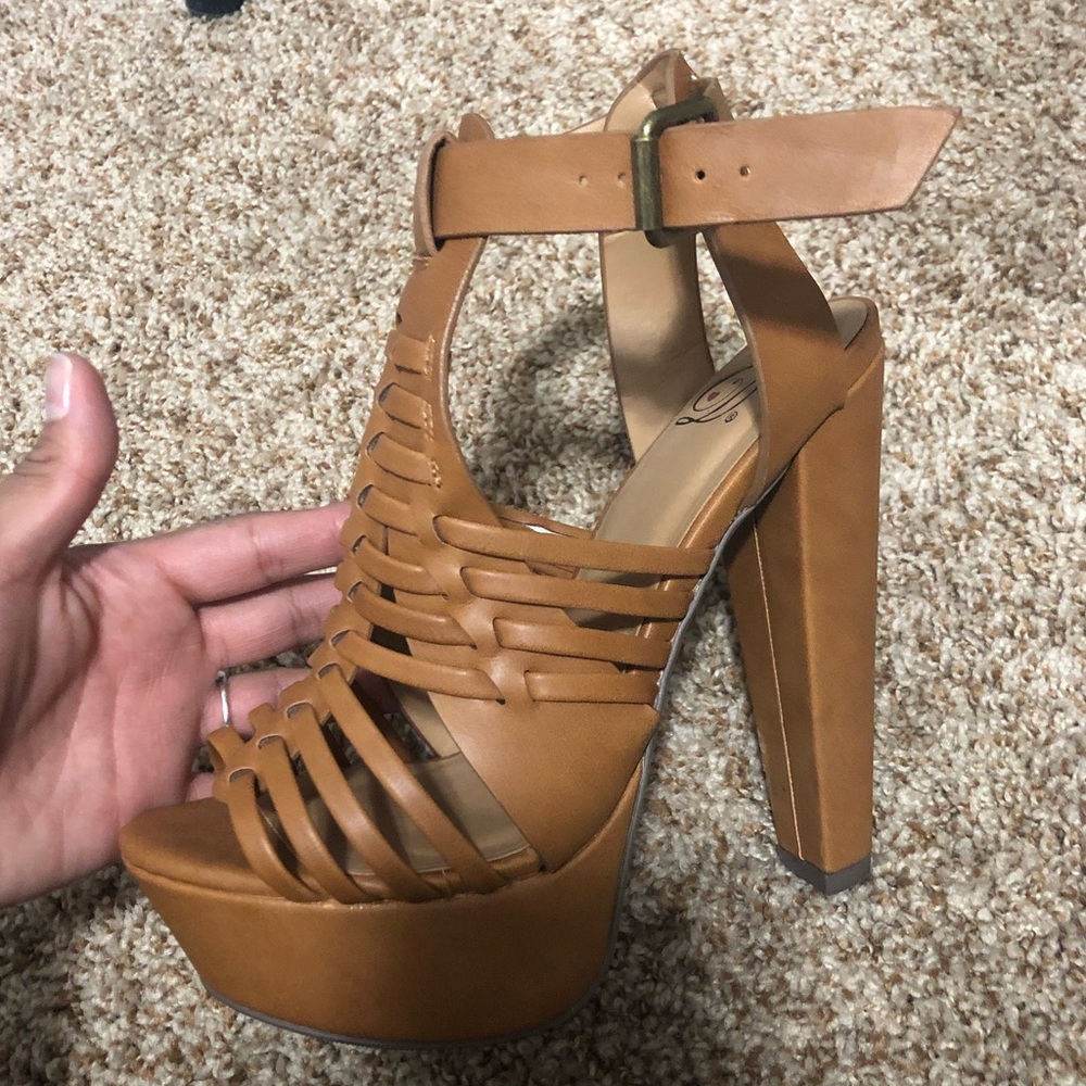 Brown heels